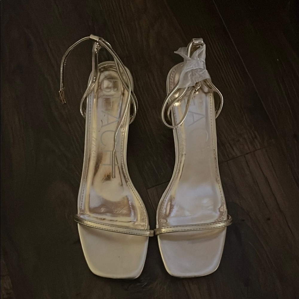 Elegant Gold Women's Heels